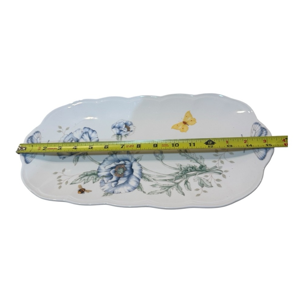Lenox Butterfly Meadow Oblong Tray beautiful piece - Picture 5 of 7